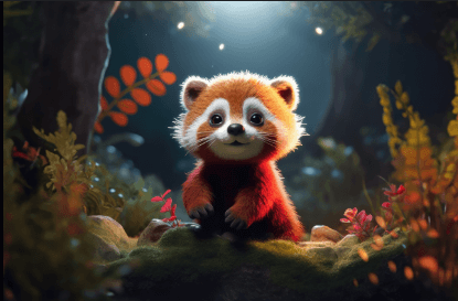 Animated:51jupysczmo= Cute Red Panda